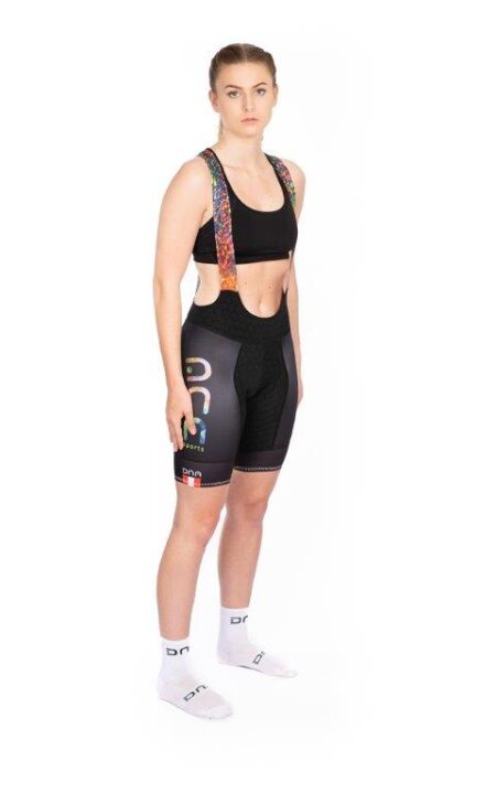 Damen Elite Premium Radhose kurz mit Träger