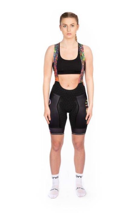Damen Elite Premium Radhose kurz mit Träger
