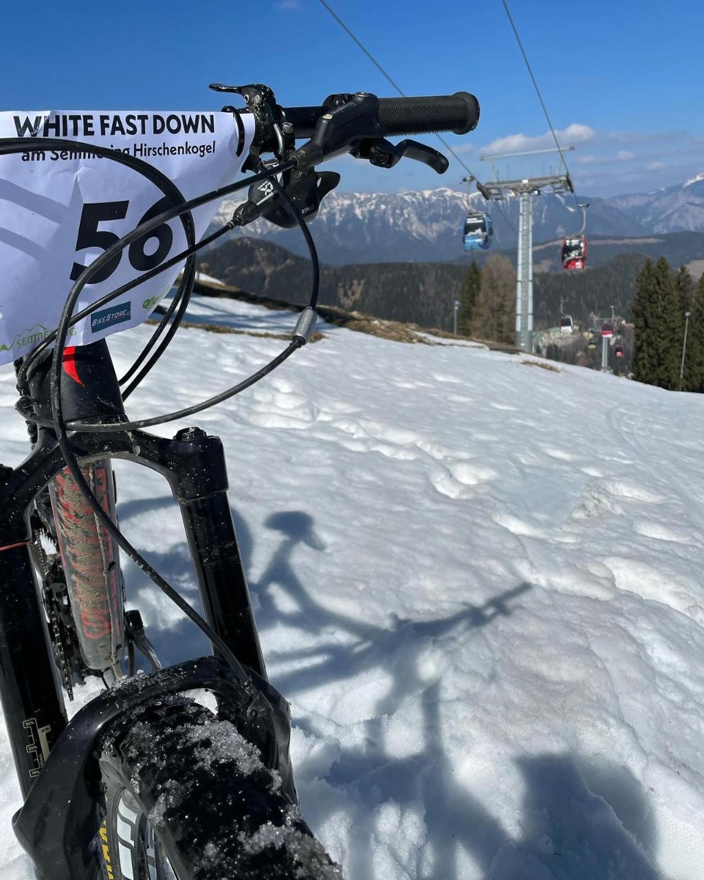 White Fast Down Semmering